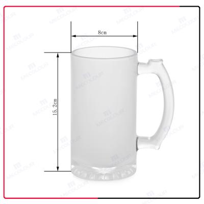 China Viable Mecolour Customized Sublimation Coated 16oz Empty Beer Mug Wholesale for sale