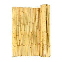 China 2x1.5m Bamboo Screen Wall With Frame Privacy Fence Panel For Garden Decoration for sale