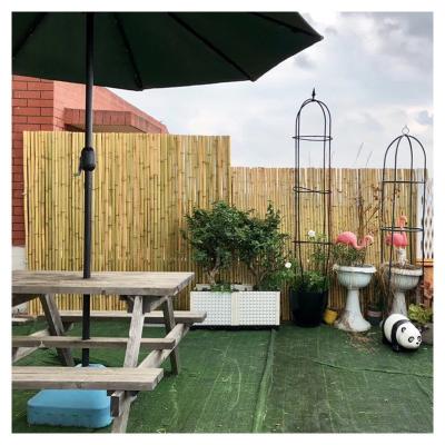 China Backyard Decorative Bamboo Fence Tonkin Bamboo 1.5m Outdoor Garden Fence for sale