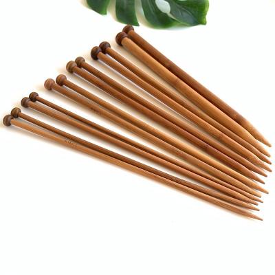 China 12Pcs Set Light Bamboo Circular Knitting Needles Single Pointed Knitting for Handmade DIY Knitting for sale