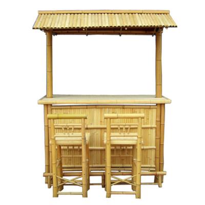 China Bamboo Outdoor Bar Waterproof Bamboo Counter Tiki Bar for sale