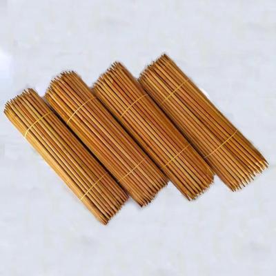 China Bamboo Knitting Needles Set Circular Wooden Knitting Needles With Colorful Plastic Cable For DIY for sale