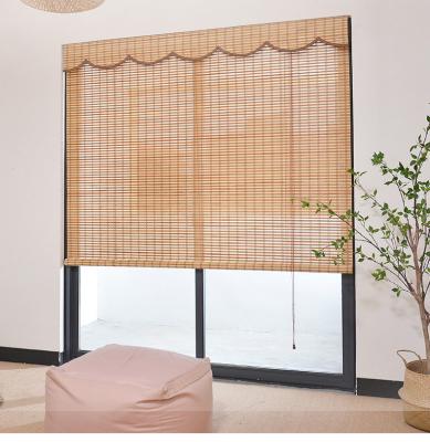 China Amboo Roman Shades Roll Up Bamboo Blinds For Indoor Windows Light Filtering UV Protection Natural Bamboo Shades for sale