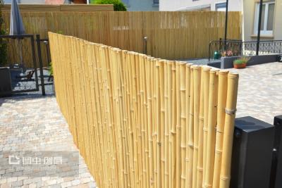 China China Supplier Bamboo Border Fence Natural Bamboo Reed Fence Nature Or Black Color For Garden Fence for sale