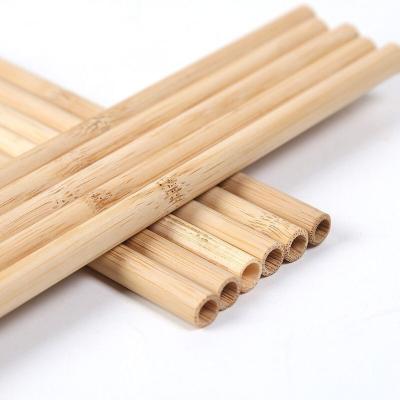 China 100% Natural Rattan Reusable Biodegradable Disposable Drinking Glasses Bamboo Straws for sale