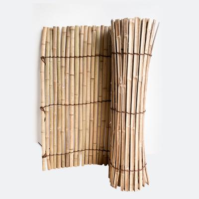 China Bamboo Slats Outdoor Screen Fence Rolls Wholesale Natural Bamboo Fencing Slat Roll Wholesale From Vietnam Factory for sale