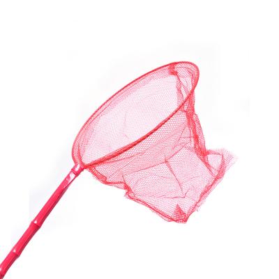 China Butterfly Net Multi Color Decorative Children Toy Bamboo Handle Insect Fishing Net For Children for sale