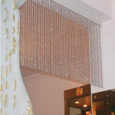 China Eco - Friendly Metal Decorative Hanging Curtain Drapes Beaded For Wall Decoration for sale