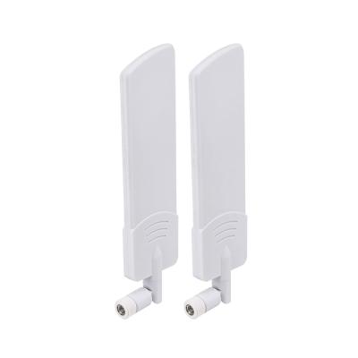 China 600-4900Mhz 5G Omnidirectional Male 3G 4G GSM Antenna LTE SMA Full Frequency 5G White Antenna WL-5G193 for sale