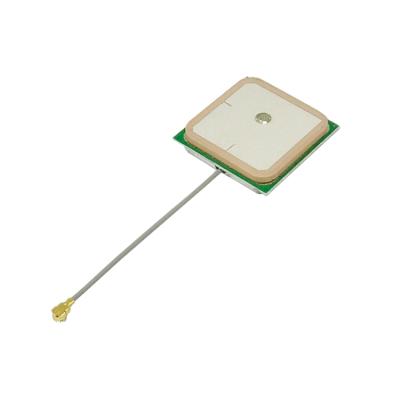 China PCB/Ceramic 1575r-a Factory Price Passive 25-25-4mm GPS Ceramic Antenna With UFL IPEX Connector for sale