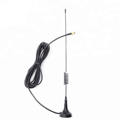 China Factory price RG174/RG58 275mm external antenna 3dBi gain 868MHz indoor RG174 magnetic bass antenna (customizable) for sale