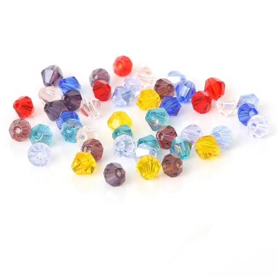 China Wholesale Hot Sale Glass Jewelry Making Crystal Bicone Beads 4mm For Jewelry Making for sale