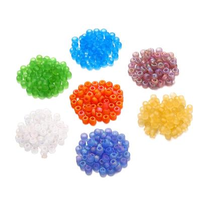 China Jewelry Making 1800pcs/bag Frosted Colors 2mm Glass Seed Beads For Jewelry Making DIY Garment Accessories for sale