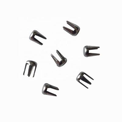 China 2.3mm/2.4mm/2.5mm high quality nickel free four prong nail hand press bead rivet for sale