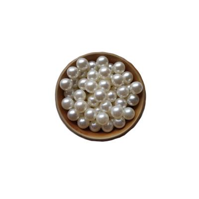 China Garment Accessories Factory Price Decorative Plastic Loose Bead 8mm Without Hole In Bulk for sale