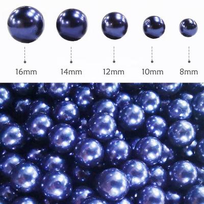 China Garment Accessories Cheap Price ABS Plastic Imitation Pearl Beads No Hole For Garment Decoration for sale