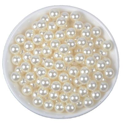 China DIY Jewelry Making Hot Selling High Quality ABS Loose Plastic Imitation Pearl Beads 6mm For Jewelry Making for sale