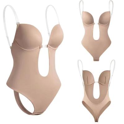 China Viable 3 in 1 Dressy Jumpsuit Shapewear Body Shaper Seamless Backless Bra for sale