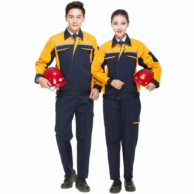 China Durable Long Sleeve Workwear Suit Men And Women Engineering Auto Repair Factory Clothing Protective Clothing Work Uniforms for sale