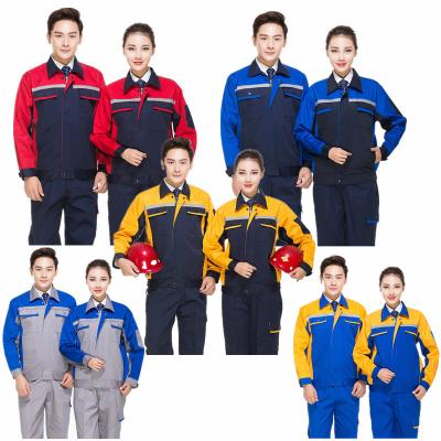 China Durable Workwear Suit Cheap Men And Women Engineering Auto Repair Factory Clothing Protective Clothing Work Uniforms for sale