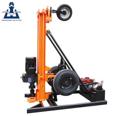 China KAISHAN Adjustable Water Well 100M Depth Easy Operate Mining Drill Rig Mini Swivel Drilling Rig Machine for sale