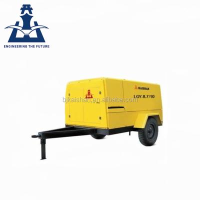 China Kirloskar Lubricated Silent Type Screw Air Compressor for sale