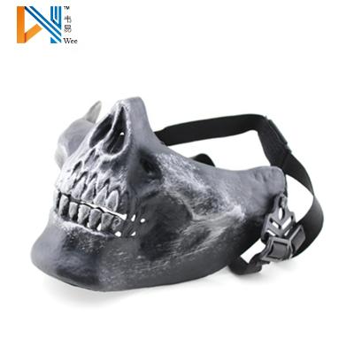 China Outdoor CS Striking Creative Anti Half Faced Devil Mask Army Tactical Gear for sale