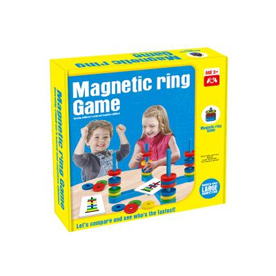 China Interactive Family/Party/Travel Family Board Game Toys Magnetic Kids Concentration Training Toys Rings Game for sale