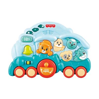 China Baby Musical Educational Cute Animal Toys Train Toy Musical Study For Baby for sale