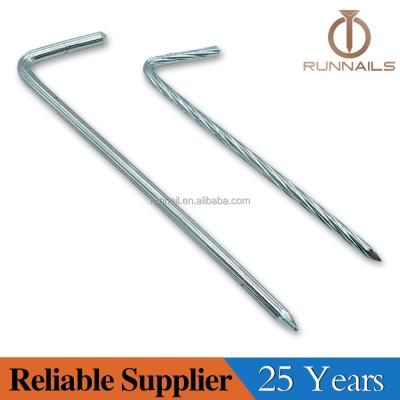 China New Steel A Type 7 Form Steel Tent Pegs With Sharp Point And Line Leg for sale