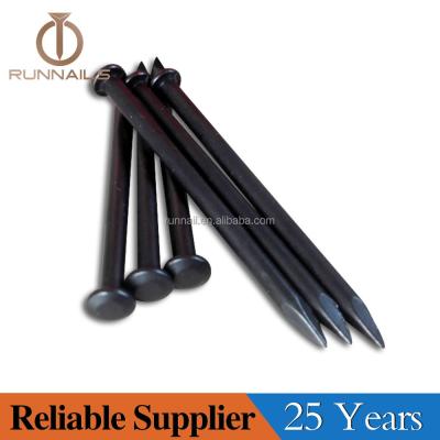 China Holland Steel Black Steel Concrete Nails Manufacturers Round Head HRC 52 for sale