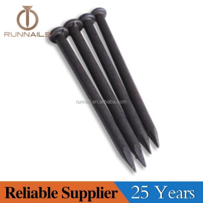 China Steel High Quality Black Concrete Nails Factory for sale