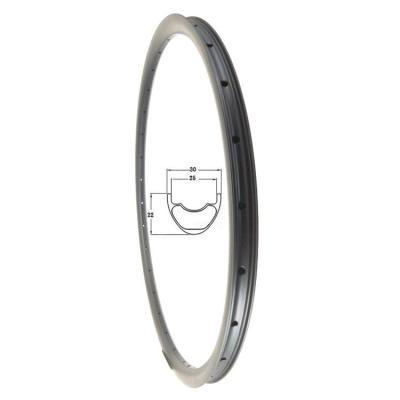 China Mountain Bikes SoarRocs SR22C30 SRA22C30 22mm 36 hole UD matte mtb rim 27.5 mtb rims asymmetic hookless 26 rim 27.5 wide mtb rim for sale