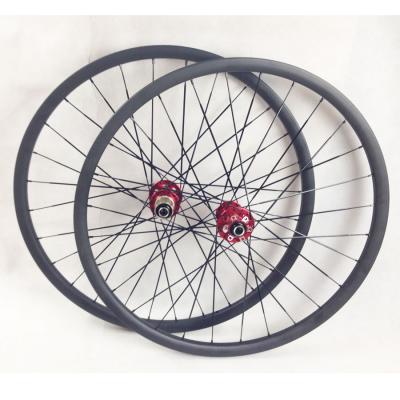 China Mountain Bikes 29 Inch Depth Wide Ultralight XC Wheel 24mm Hookless Anvil Wheel With 6 Bolts Disc Hub Carbon MTB XC Hub Wheel for sale