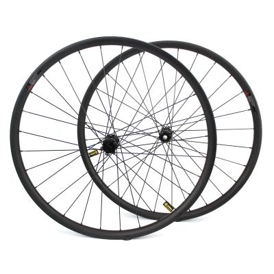 China Mountain Bikes SoarRocs 25 depth 29er /27.5 inch mountain bike wheelset 6 bolts straight pull DT350 straight hub hookless mtb mtb wheelset for sale