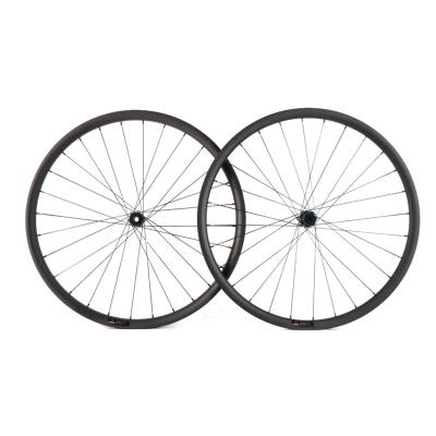 China Mountain Bikes SoarRocs 20-33mm width carbon wheelset anvil 29er carbon wheelset 6 bolt DT350 J bend 28h carbon mtb inner wheels for sale