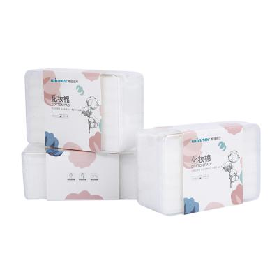 China Eco-friendly Pure Natural Washable Cotton Pads Makeup Remover Face Pads Cotton Pads For Sensitive Skin for sale