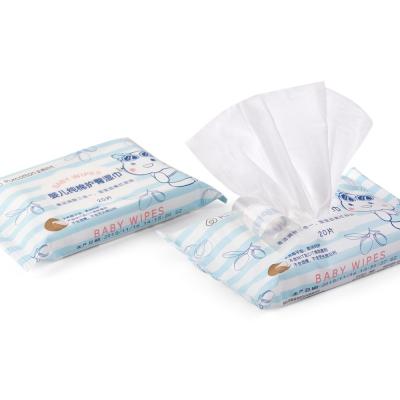 China Wholesale Eco - Friendly 100 Cotton Baby Wipes Wet Makeup Cloth Babi For Hip for sale