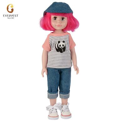 China 14 Inch High Quality Cheap African American Dolls DIY TOY New Fashion African American Head Dolls for sale