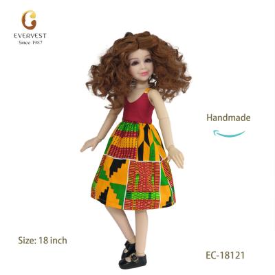 China Eco-friendly Material Fashion Customized Doll 18 Inch Girl Ball Doll With Curly Hair for sale