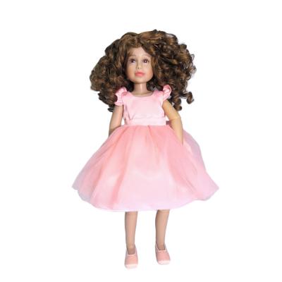 China 18 Inch Safe Material American Doll Accessories Custom Pink Outfits Clothes American Doll Clothes for sale