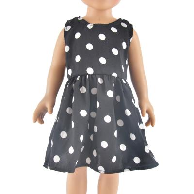 China 2019 wholesale doll clothes show doll cotton polka dots clothes for 100cm 18 inch doll (or by your design) for sale