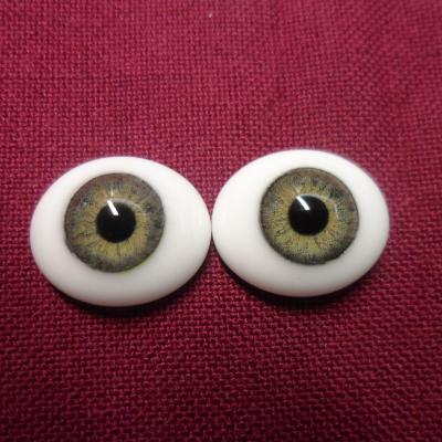 China Realistic Glass Newborn/Baby Reborn Doll Glass Eyes - Wholesale Doll Oval Eyes for sale