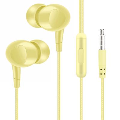 China In-Ear Earphone 3.5mm In-Ear With Microphone Wired Headset For Android Phone Earphone Headphones Smartphone for sale