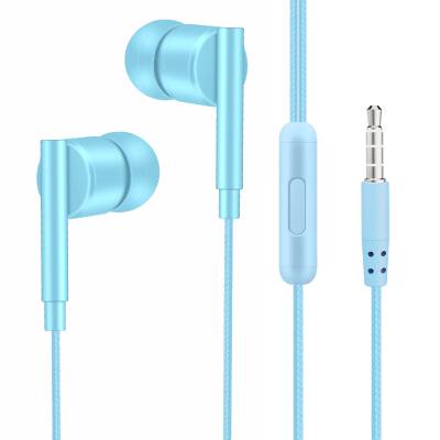 China In-Ear Cheap Wired 3.5mm Earphone With Mic For Android 3.5 Jack Cell Phone In Ear Wired Earphone for sale