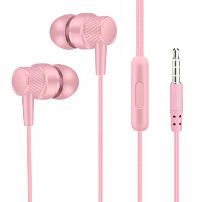 China In-Ear Universal 3.5 Mm Headphone In-Ear Earbud Microphone Noise Reduction Cable Headset For Computer Earbuds Mobile Phones Headset for sale