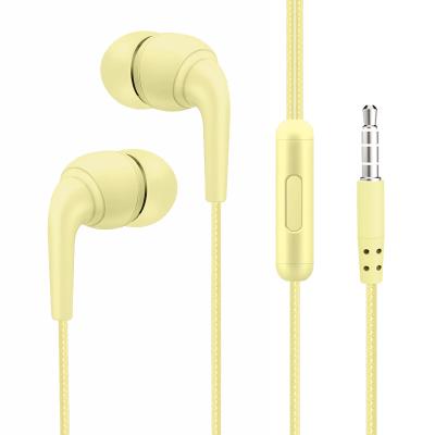 China new arrivalwired In-ear headphones 3.5 jack wire earphone for mobile phones headset factory price wired monitoring earphone for sale