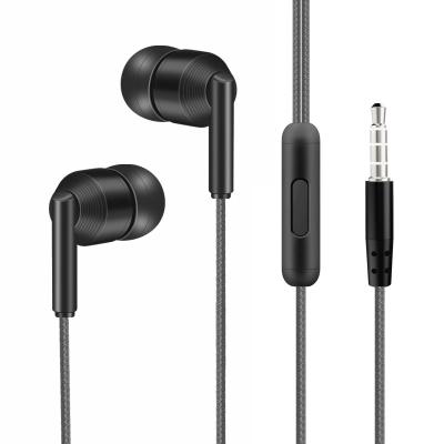 China wholesale 3.5mm In-Ear Stereo In Ear Earphone 3.5mm Jack With MIC Earphone Earbuds For Android Smartphone iPhone for sale