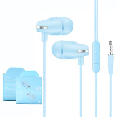 China new arrivalwired In-Ear Earphone 3.5mm Plug Gaming Headset Integrated Cable Headset For Android Smartphone iPhone for sale