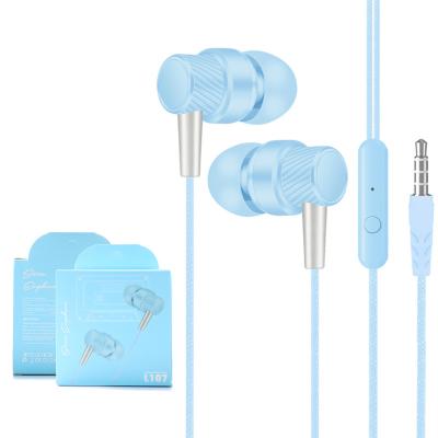 China 3.5mm In-Ear Stereo Sound In-Ear Stereo Sound Headphone Earbuds Headphones Earbuds Handsfree Microphone Headset For Android iPhone Smartphone for sale